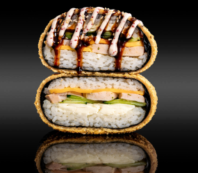 Sushi Burger Uzené kuře